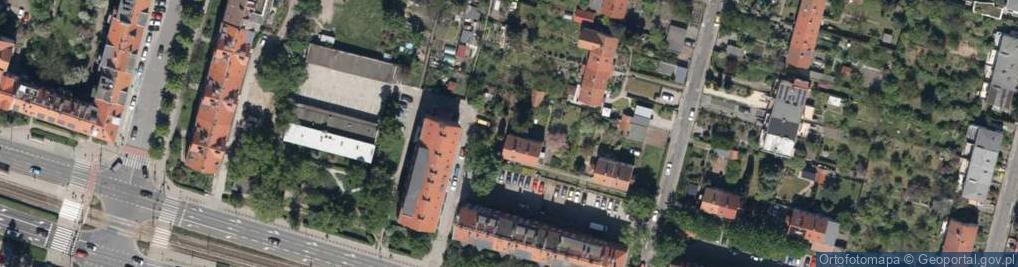 Zdjęcie satelitarne Księgowa ul.