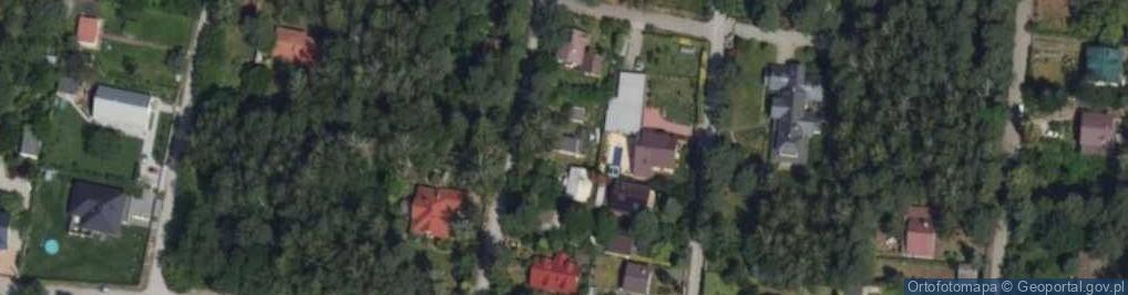 Zdjęcie satelitarne Księżycowa ul.