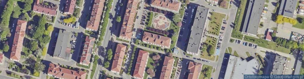 Zdjęcie satelitarne Kusocińskiego Janusza ul.