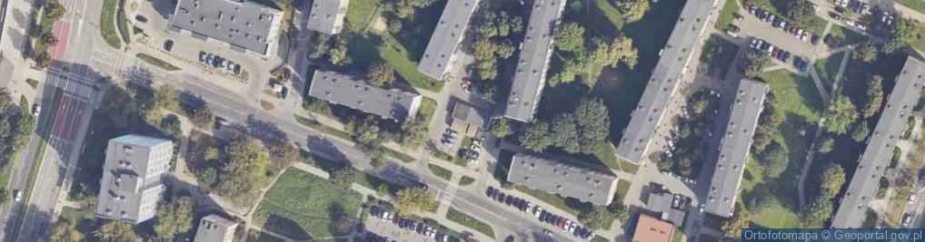Zdjęcie satelitarne Kusocińskiego Janusza ul.