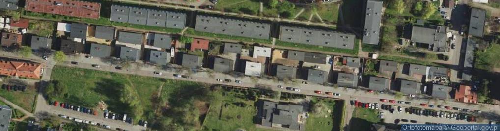 Zdjęcie satelitarne Kubiny Pawła ul.