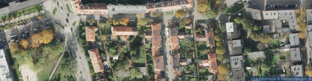 Zdjęcie satelitarne Kupki Zygfryda ul.