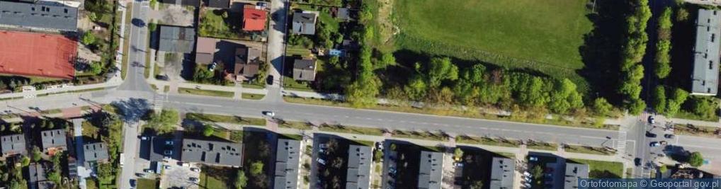 Zdjęcie satelitarne Kwadratowa ul.
