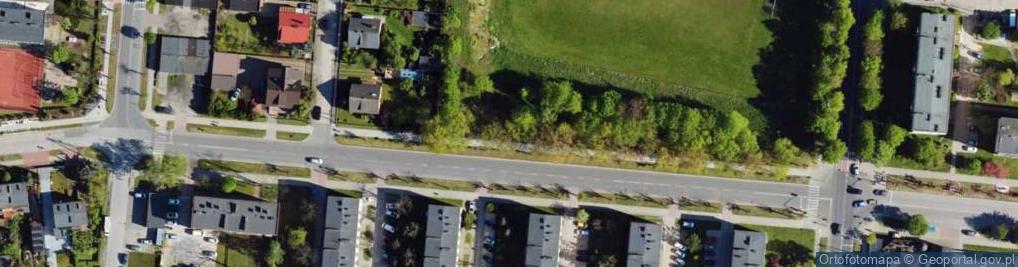 Zdjęcie satelitarne Kwadratowa ul.