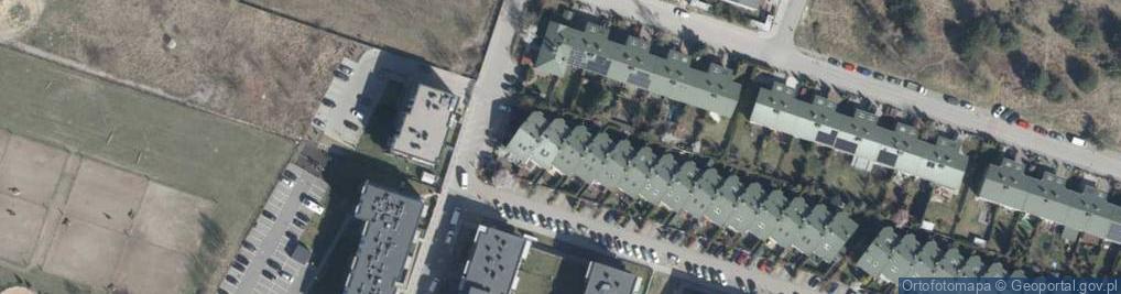 Zdjęcie satelitarne Kwitnącej Gruszy ul.