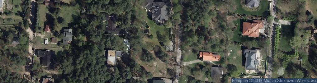 Zdjęcie satelitarne Kwitnącej Akacji ul.