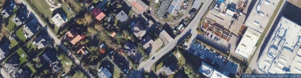 Zdjęcie satelitarne Lawendowa ul.