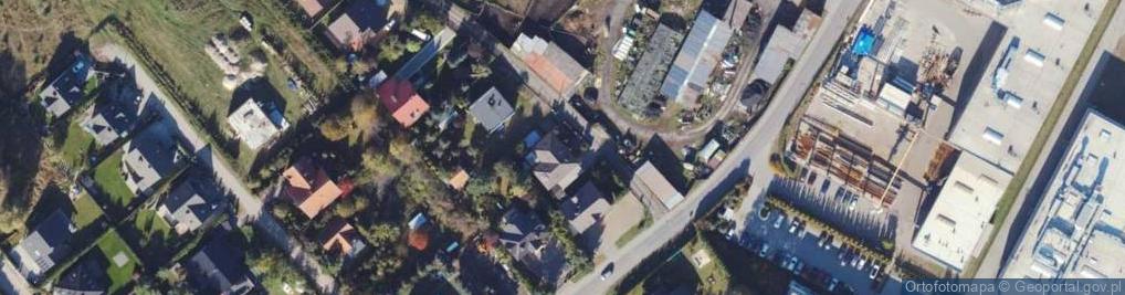 Zdjęcie satelitarne Lawendowa ul.