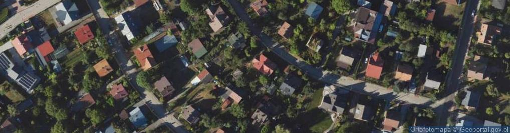 Zdjęcie satelitarne Łabędzia ul.