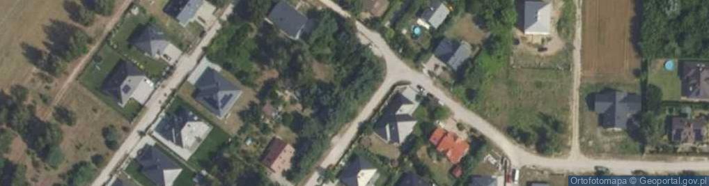Zdjęcie satelitarne Lasku Brzozowego ul.