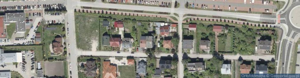 Zdjęcie satelitarne Ładna ul.