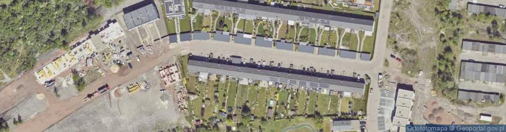 Zdjęcie satelitarne Łabędzia ul.