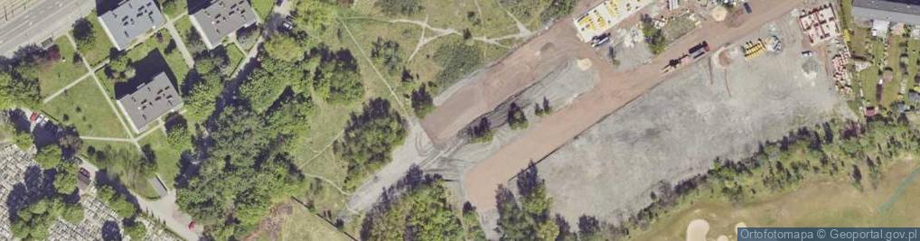 Zdjęcie satelitarne Łabędzia ul.