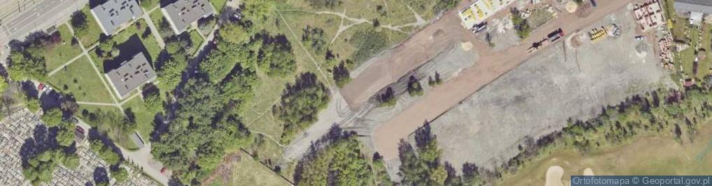 Zdjęcie satelitarne Łabędzia ul.