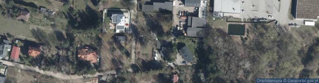 Zdjęcie satelitarne Łamana ul.