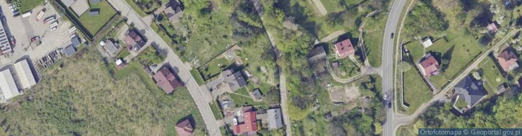 Zdjęcie satelitarne Ładna ul.