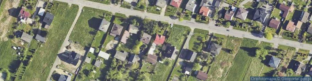 Zdjęcie satelitarne Łazy Błędowskie ul.