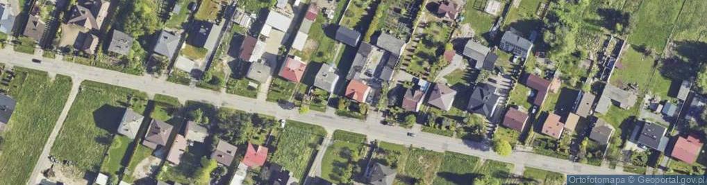 Zdjęcie satelitarne Łazy Błędowskie ul.