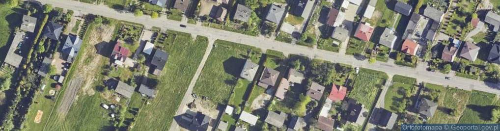 Zdjęcie satelitarne Łazy Błędowskie ul.