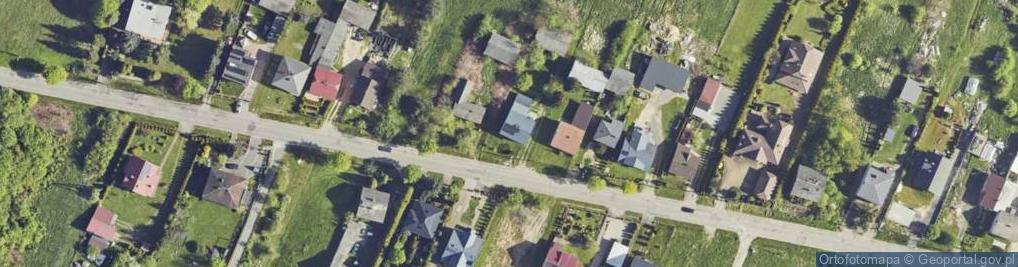 Zdjęcie satelitarne Łazy Błędowskie ul.