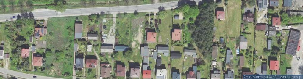 Zdjęcie satelitarne Łazowska ul.