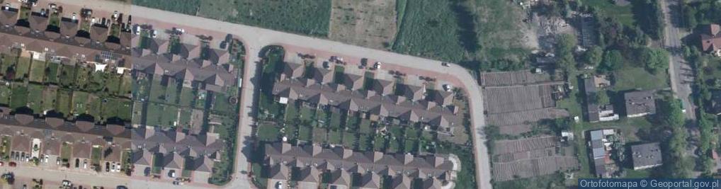Zdjęcie satelitarne Lazurowa ul.