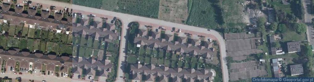 Zdjęcie satelitarne Lazurowa ul.