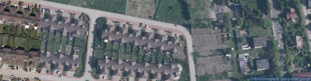 Zdjęcie satelitarne Lazurowa ul.