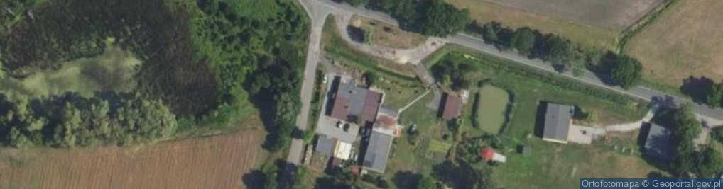 Zdjęcie satelitarne Łabędzia ul.