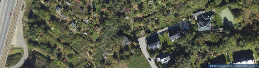 Zdjęcie satelitarne Łabędzia ul.