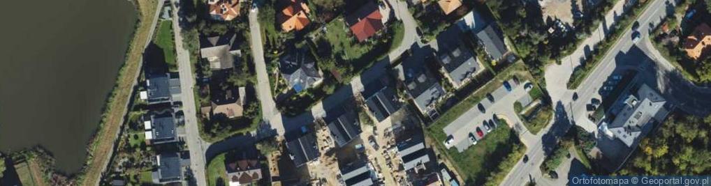 Zdjęcie satelitarne Łabędzia ul.