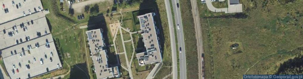 Zdjęcie satelitarne Lawendowe Wzgórze ul.