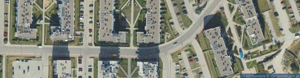 Zdjęcie satelitarne Lawendowe Wzgórze ul.
