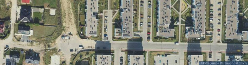 Zdjęcie satelitarne Lawendowe Wzgórze ul.