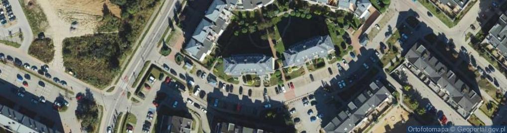 Zdjęcie satelitarne Łańcucka ul.