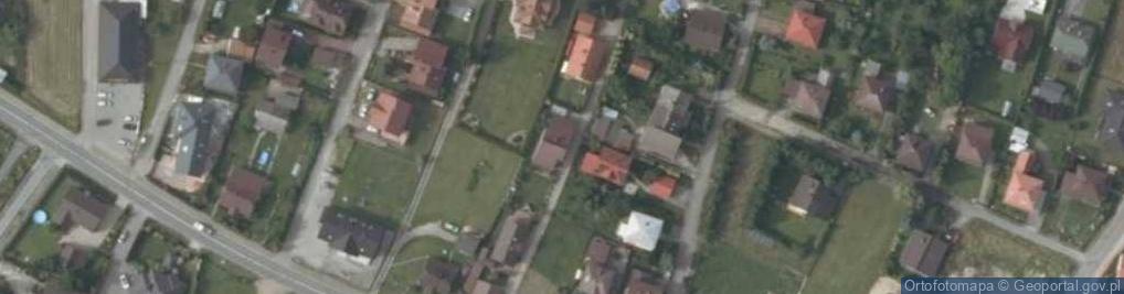 Zdjęcie satelitarne Łapanowska ul.