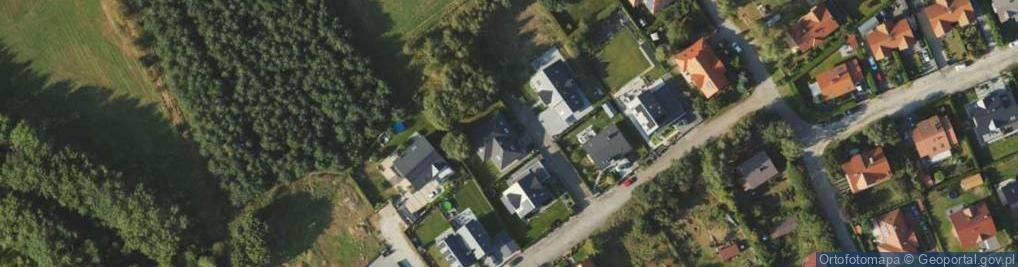 Zdjęcie satelitarne Łabędzia ul.