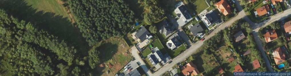Zdjęcie satelitarne Łabędzia ul.