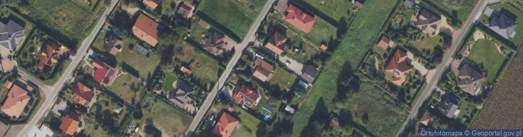 Zdjęcie satelitarne Łabędzia ul.