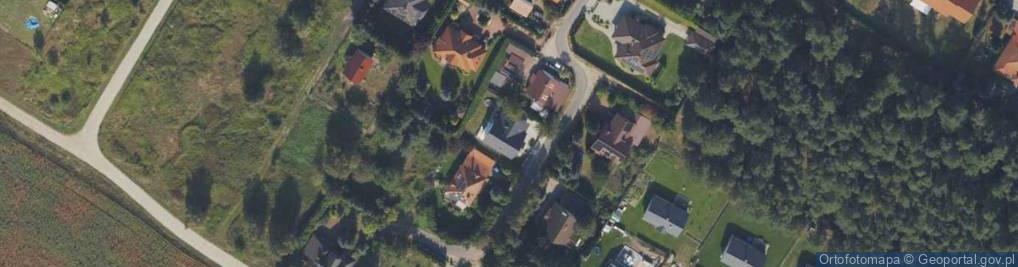 Zdjęcie satelitarne Łabędzia ul.