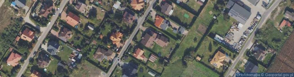 Zdjęcie satelitarne Łabędzia ul.