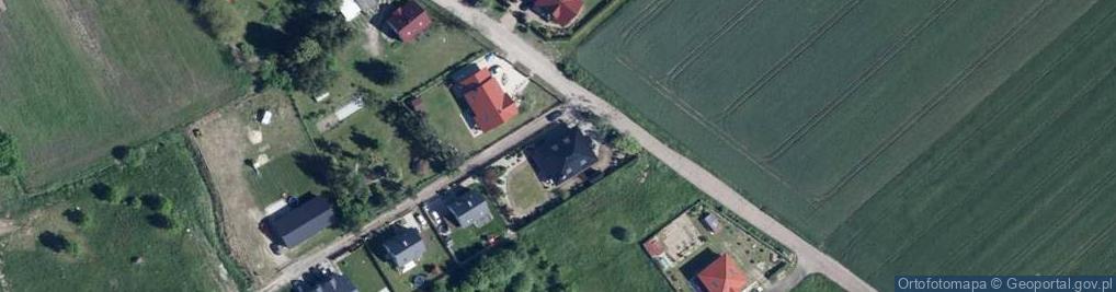 Zdjęcie satelitarne Łabędzia ul.