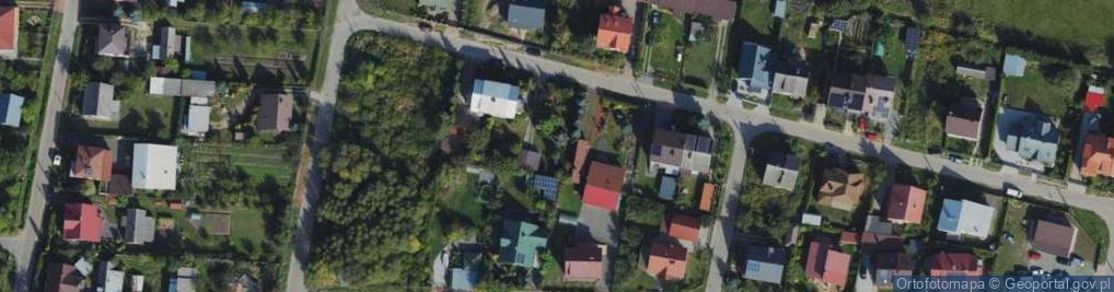 Zdjęcie satelitarne Łabędzia ul.