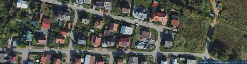 Zdjęcie satelitarne Łabędzia ul.