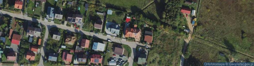 Zdjęcie satelitarne Łabędzia ul.