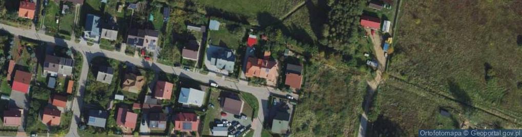 Zdjęcie satelitarne Łabędzia ul.