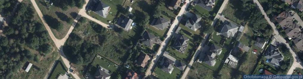 Zdjęcie satelitarne Lawendowa ul.