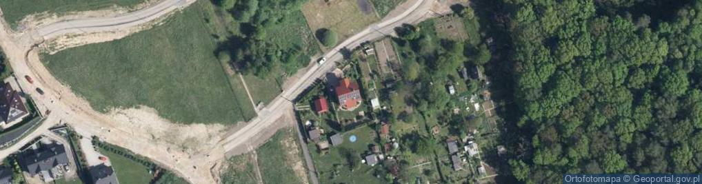Zdjęcie satelitarne Łabędzia ul.