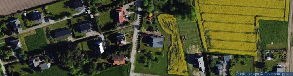 Zdjęcie satelitarne Łabędzia ul.