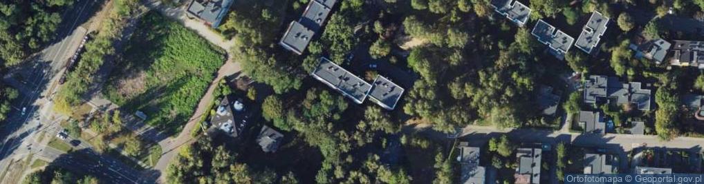 Zdjęcie satelitarne Łabędzia ul.